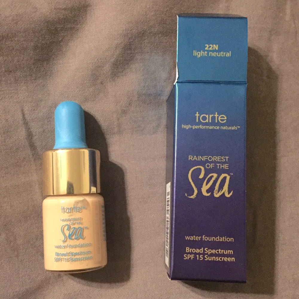 NEW - VEGAN WATER FOUNDATION FROM TARTE